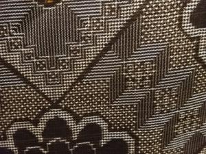 アンティーク　本場泥大島紬着物（龍郷）